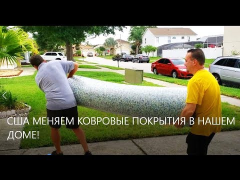 Видео: США КАК УСТАНАВЛИВАЮТ КОВРОВЫЕ ПОКРЫТИЯ// МЕНЯЕМ СТАРЫЕ НА НОВЫЕ В НАШЕМ ДОМЕ (115)