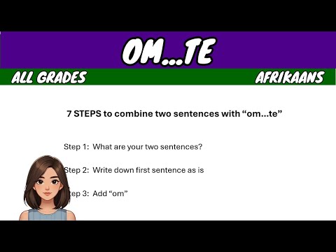 Видео: Инфинитив: to...be (ПОЛНОЕ РУКОВОДСТВО) | Afrikaans FAL