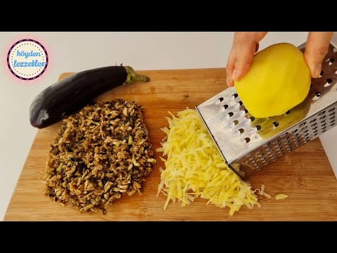 Видео: Натрите баклажаны и картофель. Результат идеален. Лучше, чем печенье.