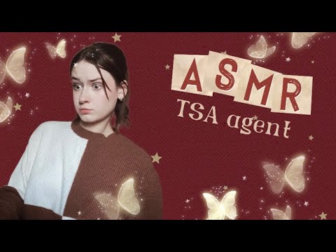 Видео: АСМР досмотр в аэропорту//asmr tsa rp(layered sound, pat down)