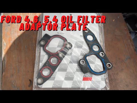 Видео: Как заменить прокладку переходной пластины масляного фильтра Ford 4.6, 5.4