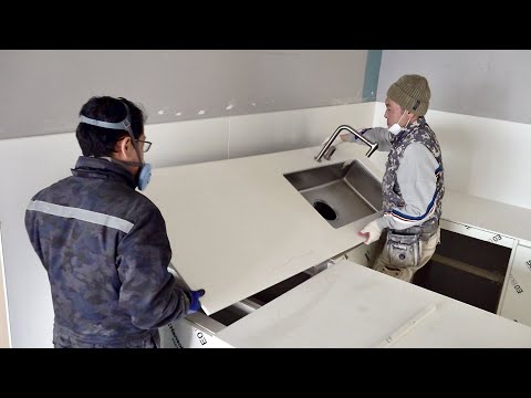 Видео: Процесс создания новой кухни в старом доме. Инженер по интерьеру из Кореи