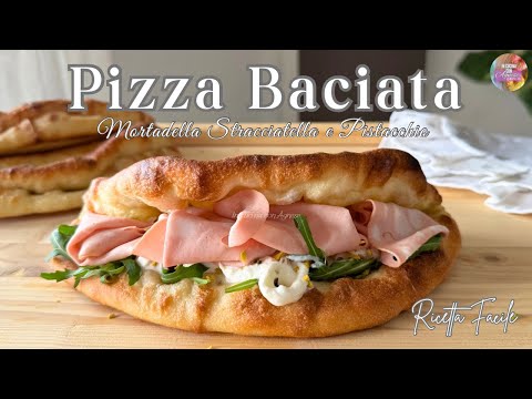 Видео: ИТАЛЬЯНСКАЯ ПИЦЦА BACIATA со страчателлой, мортаделлой и фисташками, снаружи крокант, домашняя