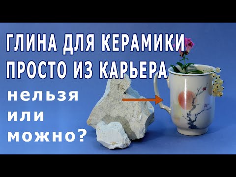 Видео: Как использовать "дикую" глину для керамики. Делаю чашки из природной глины.