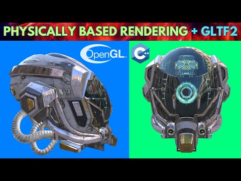 Видео: Физически корректный рендеринг в OpenGL с использованием GLTF2