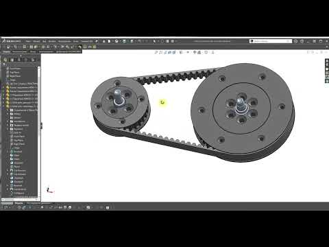 Видео: Solidworks_Зубчаста ремінна передача