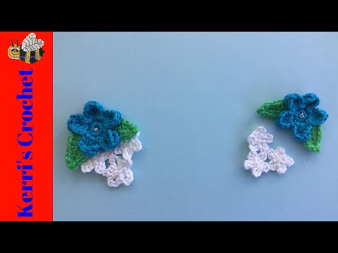 Видео: Easy Crochet Flower Tutorial - Учебник по вязанию аппликаций крючком