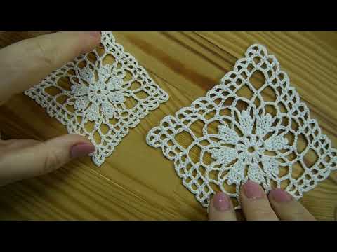 Видео: Вязать Просто и очень Красиво Ажурная скатерть из маленьких мотивов Crochet square motifs