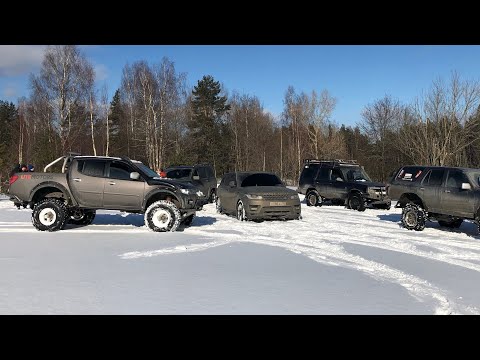 Видео: Городские понторезки против внедорожников. Сток Rubicon, Range Rover, Mitsubishi L200 и другие