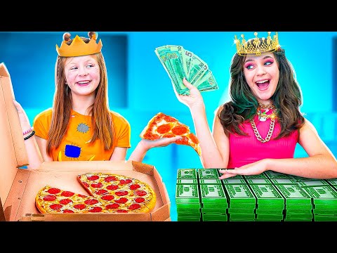 Видео: Бедная Королева VS Богатая Королева Школы!