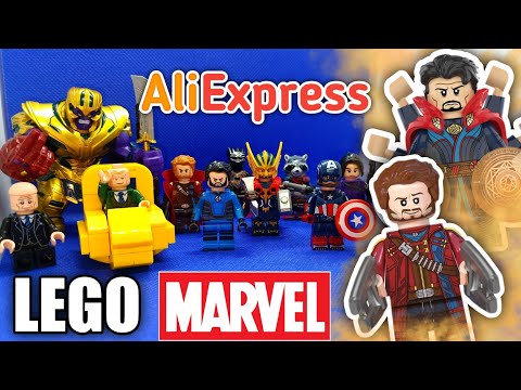 Видео: Фигурки по фильмам MARVEL с алиэкспресса/lego minifigures aliexpress #4