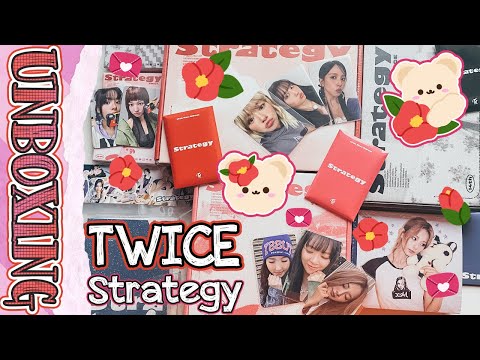 Видео: ~ Twice - Strategy | Распаковка всех версий (запоздавшая, но прекрасная) 🌹 ~