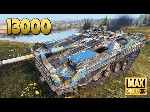 Видео: Strv 103B: Вторая игра с наибольшим уроном — World of Tanks