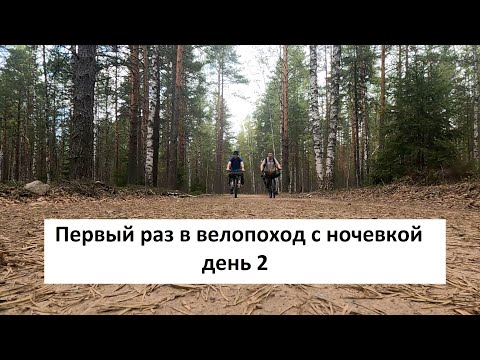 Видео: Первый раз в велопоход с ночевкой. день 2