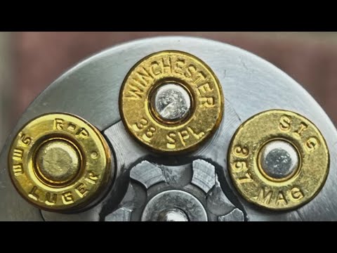 Видео: 9 мм против 38 Special против 357 Mag: даже близко не стоят?