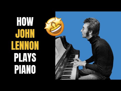 Видео: Четыре стиля игры на фортепиано Джона Леннона