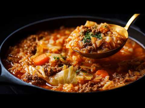 Видео: СЕРЬЕЗНО, я мог бы есть этот говяжий фарш с капустой всю зиму 🍲❄️