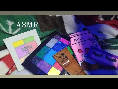 Видео: асмр макияж бумажной косметикой