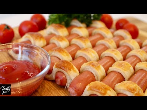 Видео: Пирог из Сосисок на Скорую Руку! Понравится вам и вашим детям!