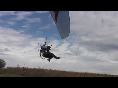 Видео: Параплан. Срыв крыла.