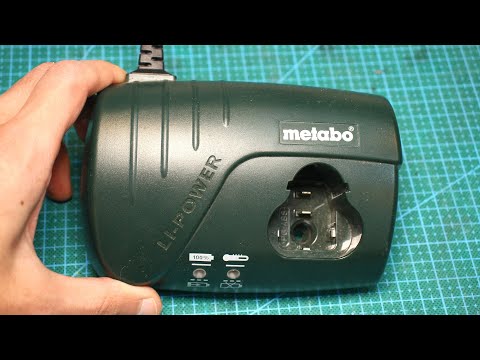 Видео: Внутренности зарядного устройства METABO POWERMAXX BS