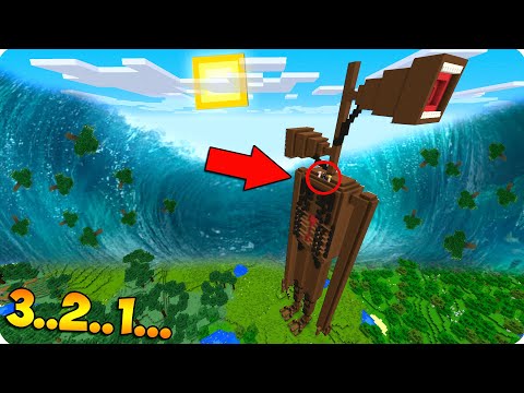 Видео: 🌊📢СИРЕНОГОЛОВЫЙ ПРОТИВ ЦУНАМИ ДОМ ШЕДИ НУБИК И ДЕВУШКА В МАЙНКРАФТ 100% ТРОЛЛИНГ ЛОВУШКА MINECRAFT