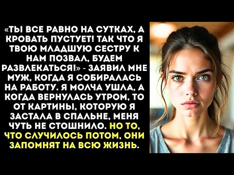Видео: «Пока ты пашешь в ночную смену, мы с твоей сестрой будем спать в твоей кровати!» — ухмыльнулся муж.