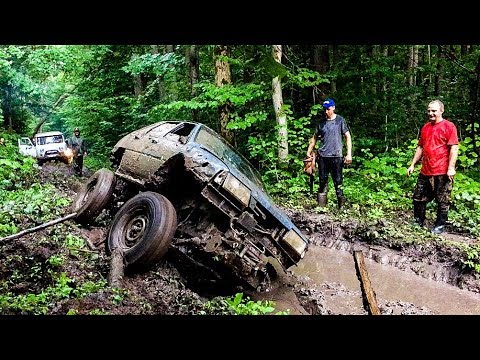 Видео: Оффроуд -Иж Ода 4х4 на раме УАЗа рвет всех на жестком бездорожье!!!