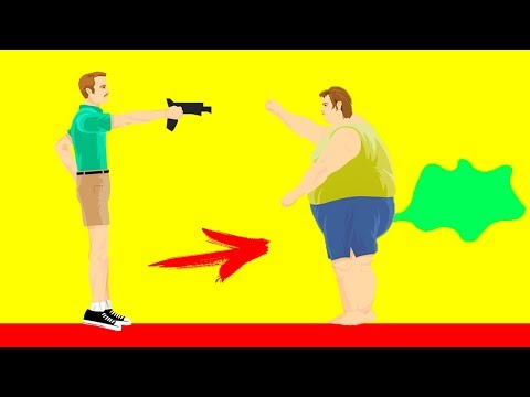 Видео: БАБКА ОЧЕНЬ ИСПУГАЛАСЬ! САМЫЙ ДИКИЙ ВЫСТРЕЛ! ПРОШЕЛ УГАРНЫЙ УРОВЕНЬ В ХЭППИ ВИЛС (Happy Wheels)