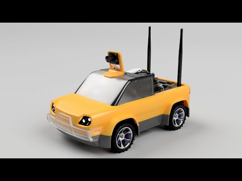 Видео: Автопилот в миниатюрной модели электромобиля Kvantocars