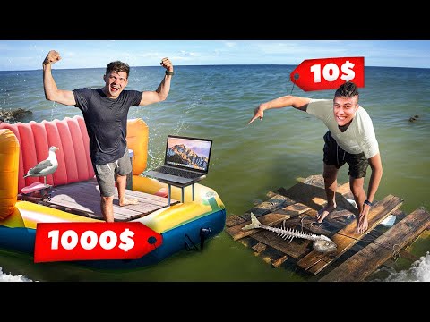 Видео: ПЛОТ за 10$ против ПЛОТ за 1000$. Какой лучше для выживания в море?