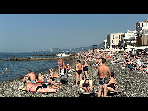 Видео: Сочи / Адлер / Пляж 🏝️ Чайка 