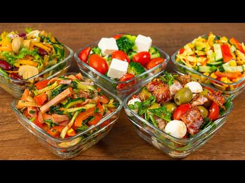 Видео: 5 САЛАТОВ без майонеза к Пасхальному столу🥗😍👍 Быстрые и вкусные салаты