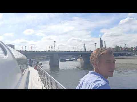 Видео: Круиз по Реке.Начало.(Часть 2).Бородинский Мост/ Киевский Вокзал/Дом Архитектора.#подпишись 