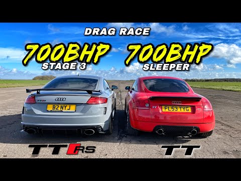 Видео: ДАЗА КТО?! ..700HP MK1 TT SLEEPER против 700HP MK3 TTRS