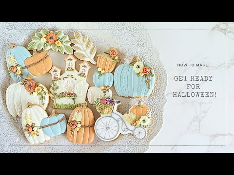 Видео: [Geeky Halloween icing cookies that look like interior decorations] Готовьтесь к Хэллоуину!
