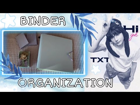 Видео: ОРГАНИЗАЦИЯ K-POP КАРТ | TXT HUENINGKAI | K-POP BINDER ORGANIZATION | #4