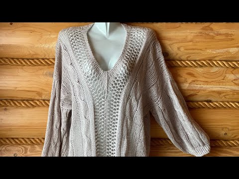 Видео: Как я вязала многострадальный пуловер Кучинелли, от которого отказалась заказчица