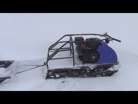 Видео: Мотобуксировщик ПОМОР, ТО и покатушки.