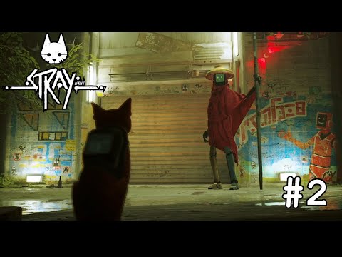 Видео: Stray #2 (Трущобы) | Let's Play Слепое прохождение