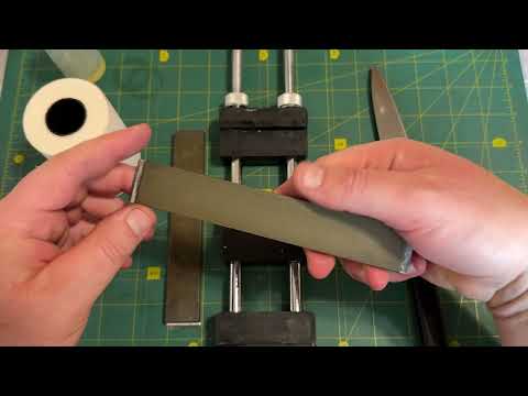 Видео: Як загострити ніж "на руках".  Повноформатний тримач абразивів і бруски апекс формату.