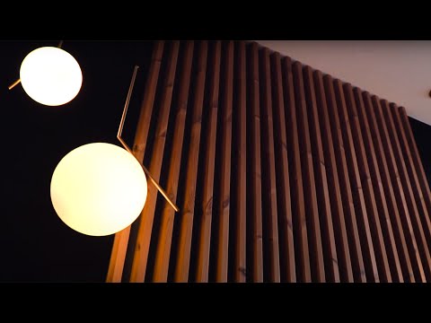 Видео: Интересное решение в ДИЗАЙНЕ КВАРТИРЫ (ткань + рейки на стене)