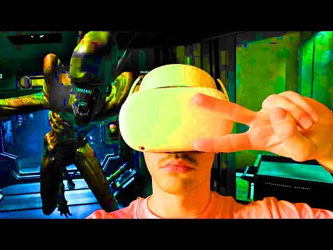 Видео: Игра про Чужого в VR | Alien Isolation VR MOD