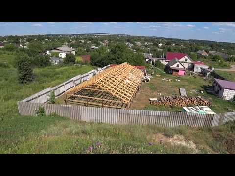 Видео: Я строю Большой сарай,16на8, а мне кажется что он маленький.....