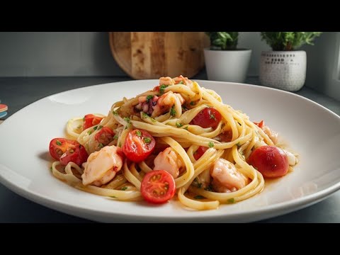 Видео: 15-МИНУТНЫЕ Кальмары Спагетти (Лингвини): Простой Рецепт, Большой Вкус!