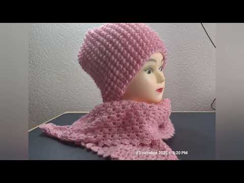 Видео: Самая простая ВЯЗАНАЯ ШАПКА СПИЦАМИ .