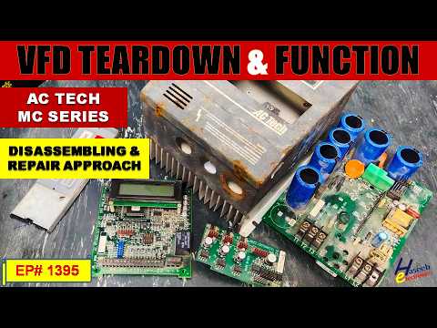 Видео: {1395} Разборка частотно-регулируемого привода и объяснение принципа его работы | Разборка привод...