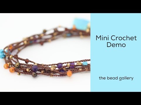 Видео: Мини-урок по вязанию крючком в галерее The Bead Gallery, Гонолулу