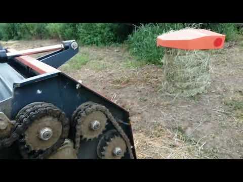 Видео: Готовимся к сенокосу.Китайский мини пресс-подборщик 0850.