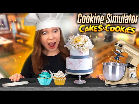 Видео: ПЕКУ ТОРТИК И КЕКСЫ! [Прохождение Cooking Simulator. Cakes and Cookies DLC]